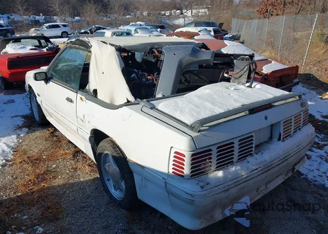 1991 Ford Mustang Gt/Cobra Gt из США, поврежденный, VIN 1FACP45E2MF192647